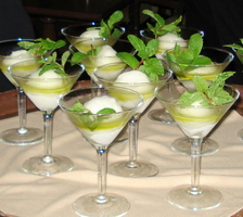 Basil mint sorbet.JPG